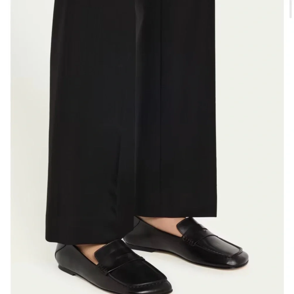Dear Frances Black Leather Penny Loafers size 38 (size 8 US)